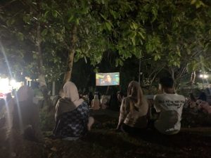 Sajikan Tontonan Menarik, Sanggam Movie Night Sedot Ratusan Penikmat Film