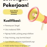 Lowongan Kerja Jaga Stand Makanan dan Minuman