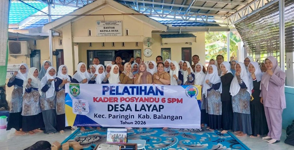 Penguatan Kader Kesehatan Desa Layap Kecamatan Paringin Kabupaten Balangan melalui Pelatihan 6 Standar Pelayanan Minimal (SPM) Berbasis Permendagri No. 13 Tahun 2024