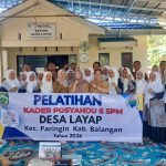 Penguatan Kader Kesehatan Desa Layap Kecamatan Paringin Kabupaten Balangan melalui Pelatihan 6 Standar Pelayanan Minimal (SPM) Berbasis Permendagri No. 13 Tahun 2024