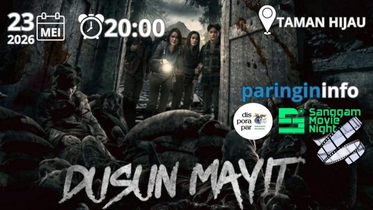 Siapkan Nyalimu! Nobar Horor “Dusun Mayit” di Taman Hijau Balangan