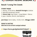 Lowongan di Kedai Seblak