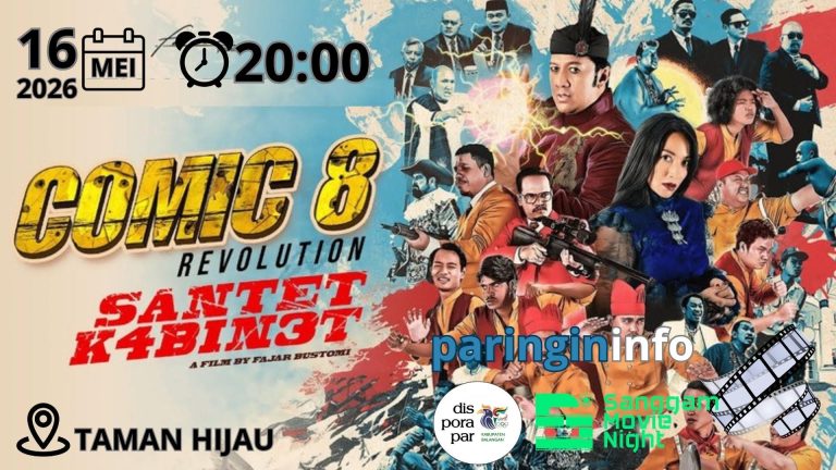 Sanggam Movie Night: Nobar Seru Comic 8 di Taman Hijau Balangan!