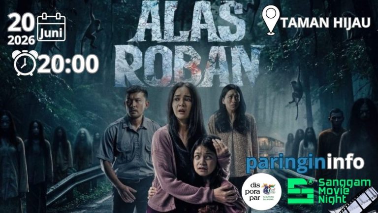 Malam Minggu Mencekam! Yuk, Nonton Bareng Film Alas Roban di Taman Hijau Balangan