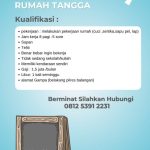 Lowongan Kerja Asisten Rumah Tangga di Gampa, Balangan