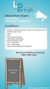 Lowongan Kerja Asisten Rumah Tangga di Gampa, Balangan