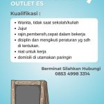 Lowongan Kerja Paringin: Karyawan Penjaga Outlet Es