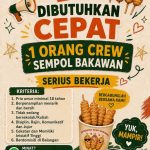 Lowongan Kerja Balangan: Dicari Cepat Crew Sempol Bakawan!