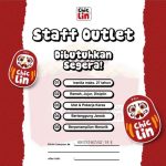 Lowongan Kerja Staff Outlet Chic Lin: Dibutuhkan Segera!