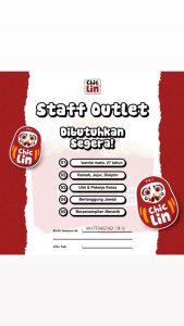 Lowongan Kerja Staff Outlet Chic Lin: Dibutuhkan Segera!
