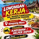Helper Dapur/ Karyawan RM. Mande Kanduang